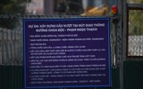 Xem thi công cầu vượt chữ C bằng thép hơn 120 tỷ đồng đầu tiên ở Hà Nội từ flycam