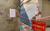 Cận cảnh điểm phong tỏa mới nhất ở phường Định Công, Hoàng Mai do có ca mắc Covid-19