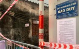 Cận cảnh điểm phong tỏa mới nhất ở phường Định Công, Hoàng Mai do có ca mắc Covid-19