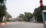 Hà Nội: Toàn cảnh đường Hoàng Quốc Việt trước khi xén giải phân cách để giảm ùn tắc giao thông