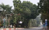 Hà Nội: Toàn cảnh đường Hoàng Quốc Việt trước khi xén giải phân cách để giảm ùn tắc giao thông