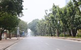 Hà Nội: Toàn cảnh đường Hoàng Quốc Việt trước khi xén giải phân cách để giảm ùn tắc giao thông