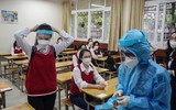 Hà Nội: Cận cảnh 7 tình huống ở nơi đầu tiên diễn tập đón học sinh lớp 7 trở lên quay lại trường