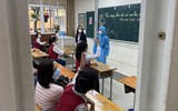 Hà Nội: Cận cảnh 7 tình huống ở nơi đầu tiên diễn tập đón học sinh lớp 7 trở lên quay lại trường