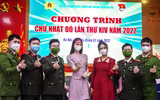 Ấn tượng hình ảnh thanh niên Công an Thủ đô rạng rỡ khi hiến máu phục vụ bệnh nhân ngày sát Tết