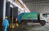 Cận cảnh gầu múc rác siêu khủng ở nhà máy điện rác đầu tiên hoạt động ở Hà Nội