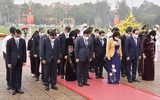 Lãnh đạo Đảng, Nhà nước, thành phố Hà Nội vào Lăng viếng Chủ tịch Hồ Chí Minh trước thềm Tết Nhâm Dần