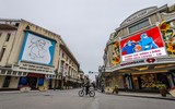 Ngắm Hà Nội đẹp lạ, tĩnh lặng nhưng đầy màu sắc hi vọng trong sớm mùng Một Tết Nhâm Dần