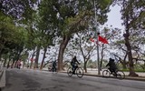 Ngắm Hà Nội đẹp lạ, tĩnh lặng nhưng đầy màu sắc hi vọng trong sớm mùng Một Tết Nhâm Dần