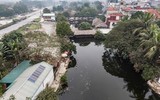 Nhìn từ flycam 2 hồ nước sắp bị san lấp ở phường Ngọc Thụy, Long Biên