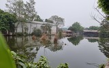 Nhìn từ flycam 2 hồ nước sắp bị san lấp ở phường Ngọc Thụy, Long Biên