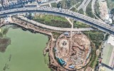 Nhìn từ flycam công trường dự án nghìn tỷ cho thiếu nhi Thủ đô Hà Nội