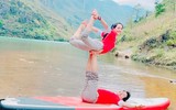 Ảnh trình diễn yoga tuyệt đẹp của đôi vợ chồng luôn cống hiến vì sức khỏe cộng đồng