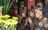 Hà Nội: Xót xa hình ảnh tượng cổ chùa Tây Phương xuống cấp nghiêm trọng