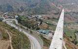 Cận cảnh cầu cạn Móng Sến có trụ cầu cao nhất Việt Nam
