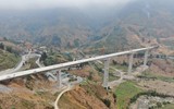 Cận cảnh cầu cạn Móng Sến có trụ cầu cao nhất Việt Nam