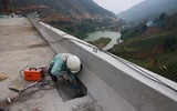 Cận cảnh cầu cạn Móng Sến có trụ cầu cao nhất Việt Nam