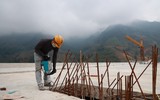 Cận cảnh cầu cạn Móng Sến có trụ cầu cao nhất Việt Nam
