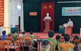 Thanh niên 7 đơn vị Công an Hà Nội phối hợp đảm bảo an ninh nông thôn ở huyện Thanh Oai