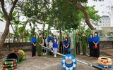 Thanh niên 7 đơn vị Công an Hà Nội phối hợp đảm bảo an ninh nông thôn ở huyện Thanh Oai