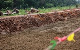Xem công trường mở rộng đường gom, khắc phục tình trạng 
