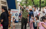 Cận cảnh trẻ mầm non Hà Nội ngày đầu tiên đến trường học trực tiếp