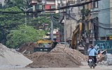 Toàn cảnh tiến độ dự án đường Huỳnh Thúc Kháng kéo dài gần 350 tỷ đồng ở Hà Nội
