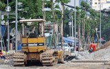 Toàn cảnh tiến độ dự án đường Huỳnh Thúc Kháng kéo dài gần 350 tỷ đồng ở Hà Nội