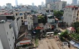 Toàn cảnh tiến độ dự án đường Huỳnh Thúc Kháng kéo dài gần 350 tỷ đồng ở Hà Nội