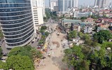Toàn cảnh tiến độ dự án đường Huỳnh Thúc Kháng kéo dài gần 350 tỷ đồng ở Hà Nội