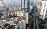 Toàn cảnh đường Lê Văn Lương - Tố Hữu với loạt cao ốc vi phạm quy hoạch