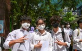 Thí sinh thi lớp 10 Hà Nội phấn khởi khi hoàn thành tốt ngày thi đầu tiên
