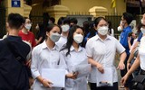 Thí sinh thi lớp 10 Hà Nội phấn khởi khi hoàn thành tốt ngày thi đầu tiên