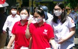Hình ảnh ấn tượng trong buổi thi cuối vào lớp 10 ở Hà Nội