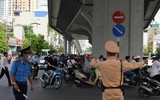 Hà Nội: Ngán ngẩm cảnh cố tình đi ngược chiều tại nút phân luồng thí điểm giảm ùn tắc ở đường Nguyễn Trãi