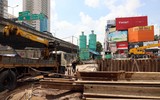 Cận cảnh hầm chui 700 tỷ đồng trên trục đường đông đúc nhất nhì Thủ đô sẽ thông xe tháng 10-2022