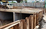 Cận cảnh hầm chui 700 tỷ đồng trên trục đường đông đúc nhất nhì Thủ đô sẽ thông xe tháng 10-2022