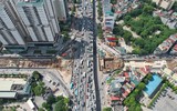 Cận cảnh hầm chui 700 tỷ đồng trên trục đường đông đúc nhất nhì Thủ đô sẽ thông xe tháng 10-2022