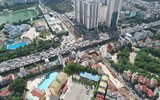 Cận cảnh hầm chui 700 tỷ đồng trên trục đường đông đúc nhất nhì Thủ đô sẽ thông xe tháng 10-2022