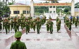 Khoảnh khắc đáng yêu của các em nhỏ tham gia Học kỳ Công an ở Học viện Cảnh sát Nhân dân