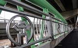 Toàn cảnh cầu vòm sắt vượt hồ đầu tiên ở Hà Nội trước ngày thông xe