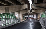 Toàn cảnh cầu vòm sắt vượt hồ đầu tiên ở Hà Nội trước ngày thông xe