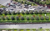 Nhìn từ Flycam đoạn đường xanh độc đáo ngay cửa ngõ Thủ đô