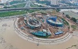 Nhìn từ flycam dự án Cung Thiếu nhi mới, độc đáo của Hà Nội