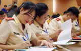 Những hình ảnh ấn tượng tại phiên thứ nhất Đại hội Đoàn CATP Hà Nội nhiệm kỳ 2022-2027