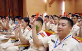 Những hình ảnh ấn tượng tại phiên thứ nhất Đại hội Đoàn CATP Hà Nội nhiệm kỳ 2022-2027