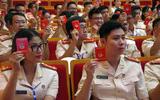 Những hình ảnh ấn tượng tại phiên thứ nhất Đại hội Đoàn CATP Hà Nội nhiệm kỳ 2022-2027