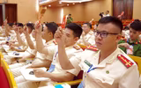 Những hình ảnh ấn tượng tại phiên thứ nhất Đại hội Đoàn CATP Hà Nội nhiệm kỳ 2022-2027