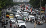 Ùn tắc kéo dài khi người dân chen chân về quê trước nghỉ lễ 2/9