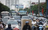 Ùn tắc kéo dài khi người dân chen chân về quê trước nghỉ lễ 2/9